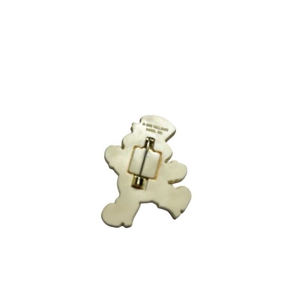 Hallmark Cards 1992 Snowman Plastic Pin Vintage Brooch Christmas Winter - Picture 3 of 3